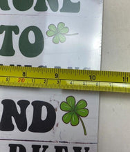 Load image into Gallery viewer, St. Patrick's Day Wall Decor Sign Shenanigans Malarkey Lucky Clover NEW
