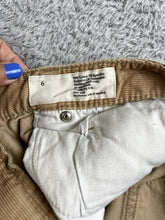 Load image into Gallery viewer, LOFT Pants Womens 6 (32x31.5) Tan Corduroy Original Boot Flat Front Ladies
