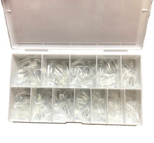Load image into Gallery viewer, Melous Clear Gel Tips Short Coffin Shape Approx. 600 Pieces NOB
