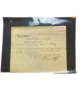 Load image into Gallery viewer, 1894 Chatham County Arrest Warrant Assault of Battery Hand Seal Antique Ephemera
