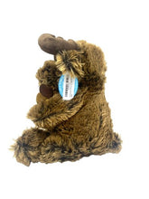 Load image into Gallery viewer, Giftable World Moose with Baby Stuffed Animal Toy Plush Brown
