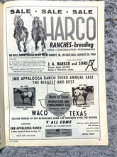 Load image into Gallery viewer, 1963 The Western Horseman Magazine Cowboys Rancher Rodeo Bull Riders Advertising
