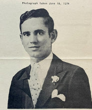 Load image into Gallery viewer, 1943 FBI Wanted Poster Issued by John Edgar Hoover for Escape Murder Ephemera
