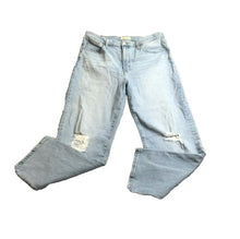 Load image into Gallery viewer, Madewell Jeans Womens 32x27.5 Blue Distressed The Perfect Vintage Denim Ladies
