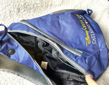 Load image into Gallery viewer, Disney Backpack Cruise Line Castaway Club Member Blue Sling Shoulder Bag
