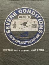 Load image into Gallery viewer, Snowshoe Shirt Adult Large Army Green Shay's Revenge Danger Snow Drifts Mens
