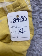 Load image into Gallery viewer, Hollister Shirt Mens Extra Large Yellow White Stripe Script Spell Out Casual
