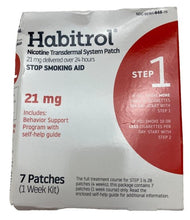 Load image into Gallery viewer, Habitrol Step 1 Nicotine Patch 21 mg 14 PATCHES
