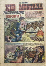 Load image into Gallery viewer, Vintage Kid Montana Thundering Hoofs Comic Book - Missing Cover
