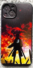 Load image into Gallery viewer, iPhone 13 Phone Case Anime Swords Black Red Fire NEW
