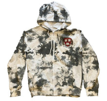 Load image into Gallery viewer, Harvard Sweatshirt Mens Extra Small Gray Buckhorn Camo Hoodie Camo Full Zip
