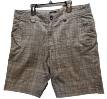 Load image into Gallery viewer, ONeill Shorts Adult 36 Gray Plaid Board Surfing Outdoor Hiking Casual Mens

