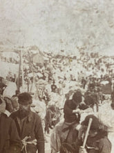 Load image into Gallery viewer, Stereoview Photo Card 1898 Minors MiningClimb The Golden Stair Peterson's Trail
