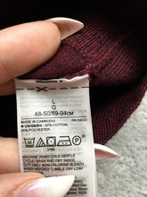 Load image into Gallery viewer, GAP Sweater Adult Large Maroon Crew Neck Knitted Outerwear Pullover Mens
