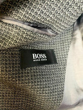 Load image into Gallery viewer, Hugo Boss Sport Coat Mens 44R Black Gray Tweed Single Breasted 100% Wool Suit
