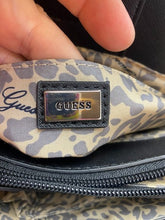 Load image into Gallery viewer, GUESS Los Angeles Handbag Satchel Purse Black Double Handled Shoulder bag Logo
