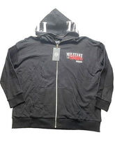 Load image into Gallery viewer, Militant Mentality Sweatshirt Adult 2XL Black Zip Up Hoodie Money Power Mens NWT
