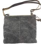 Load image into Gallery viewer, Myra Shoulder Bag Purse Crossbody Leather Strap Canvas Woven Western Boho
