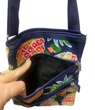 Load image into Gallery viewer, NGirl Pineapple Purse 3 Tier Messenger Bag Adjustable Crossbody Strap
