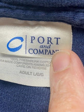 Load image into Gallery viewer, TEXAS Performance Radiator Shirt Adult Large Navy Blue BBQ Grilling Fest Mens
