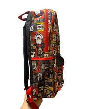 Load image into Gallery viewer, Disneyland Resort Backpack Mickey Mouse AOP Spell Out Pin
