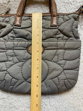 Load image into Gallery viewer, Fossil Key-Per Purse Quilted Crossbody Bag Leather Buckle Strap
