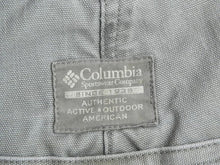 Load image into Gallery viewer, Columbia Shorts Adult 36 Gray American Outdoor Sportswear Flat Front Chino Mens
