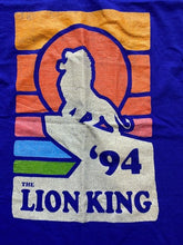 Load image into Gallery viewer, Lion King Shirt Adult Medium Blue Tank Retro Rainbow &#39;94 Silhouette Disney Mens
