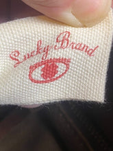 Load image into Gallery viewer, Lucky Brand Bag Straw Raffia Bucket Tote Boho Festival Market Purse Beach
