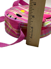 Load image into Gallery viewer, Hello Kitty Shoulder Bag Pink Plaid Small Round 76' 17 Sanrio Purse
