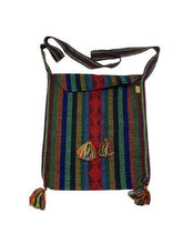 Load image into Gallery viewer, Artesanias Mr. Pinzon  Crossbody Shoulder Bag Tassel Hippie Boho Bright Woven
