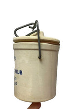 Load image into Gallery viewer, Vintage  Kaukauna Klub Mini Cheese Crock with Lid Stoneware
