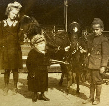 Load image into Gallery viewer, Real Photo Postcard Dolletta Dodd The World’s Smallest Mother Horse Buggy Midget
