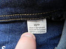 Load image into Gallery viewer, Lee Jacket Womens Extra Small Blue Button Dow Collared Riders Denim Ladies
