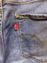 Load image into Gallery viewer, Levis Jeans Womens Medium 27x26 721 High Rise Skinny Raw Hem Denim Pants Ladies
