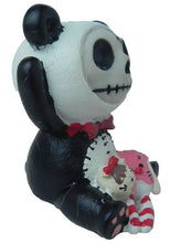 Load image into Gallery viewer, NEW Furrybones Skull Figurine Pandie the Panda Bear
