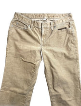 Load image into Gallery viewer, LOFT Pants Womens 6 (32x31.5) Tan Corduroy Original Boot Flat Front Ladies

