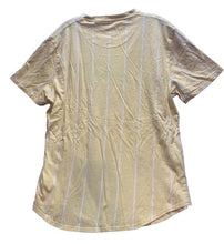 Load image into Gallery viewer, Hollister Shirt Mens Extra Large Yellow White Stripe Script Spell Out Casual
