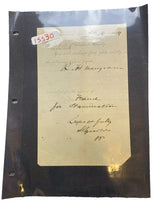 Load image into Gallery viewer, 1896 Prisoner Discharge Order Savannah Georgia Chatham County Jail Antique
