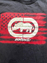 Load image into Gallery viewer, Ecko Unltd Shirt Adult Large Black USA Flag Rhino Brand Skater Streetwear Mens
