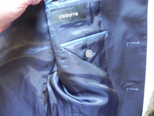 Load image into Gallery viewer, Claiborne Suit Coat Mens 42L Single Breasted 100% Wool Blazer Sport Jacket
