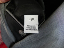 Load image into Gallery viewer, Jos A Bank Sport Coat Mens 48R Gray Single Breasted 100% Wool Suit Blazer
