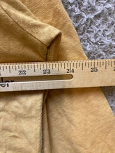 Load image into Gallery viewer, West Virginia Mountaineers Shirt Mens Medium Henley Yellowish-Tan Athleisure
