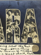 Load image into Gallery viewer, 1906 Miss Clara Neugate Real Photo Postcard Victorian Spell out RPPC
