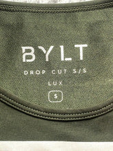 Load image into Gallery viewer, BYLT Shirt Adult Small Hunter Green Drop Cut Lux Premium Basics Spandex Mens
