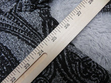 Load image into Gallery viewer, Ruby Rd Shirt Womens 1X Gray Black AOP Paisley Boho Spandex Tunic Blouse Plus
