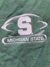 Load image into Gallery viewer, Michigan State Shirt Adult 2XL XXL Forest Green Spartans Active Polo Mens NWT

