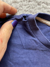 Load image into Gallery viewer, Nike Shirt Adult Medium Navy Football Athletic Activewear Swoosh Spell Out Mens
