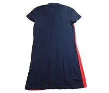 Load image into Gallery viewer, Tommy Hilfiger Dress Womens Small Navy Blue Red Colorblock Polo Casual Ladies
