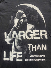 Load image into Gallery viewer, Moneybagg Yo Shirt Womens Small Black Larger Than Life 2023 North American Tour
